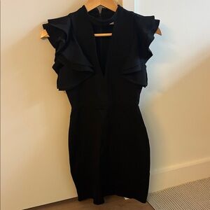 Black Ruffle Dress